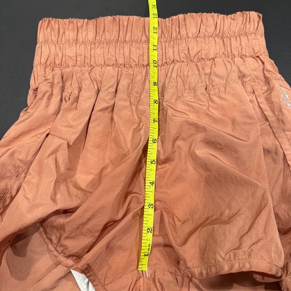 Free People Movement Orange The Way Home Logo Shorts - Picture 10 of 11